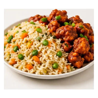 Fried Rice Gobi/Manchurian